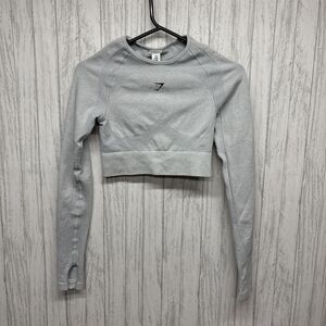 Womens Size S Gymshark Long Sleeve Crop EUC